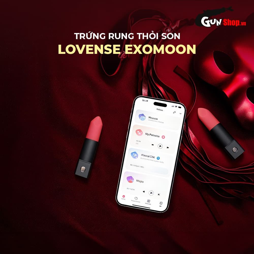 Trứng rung thỏi son Lovense Exomoon