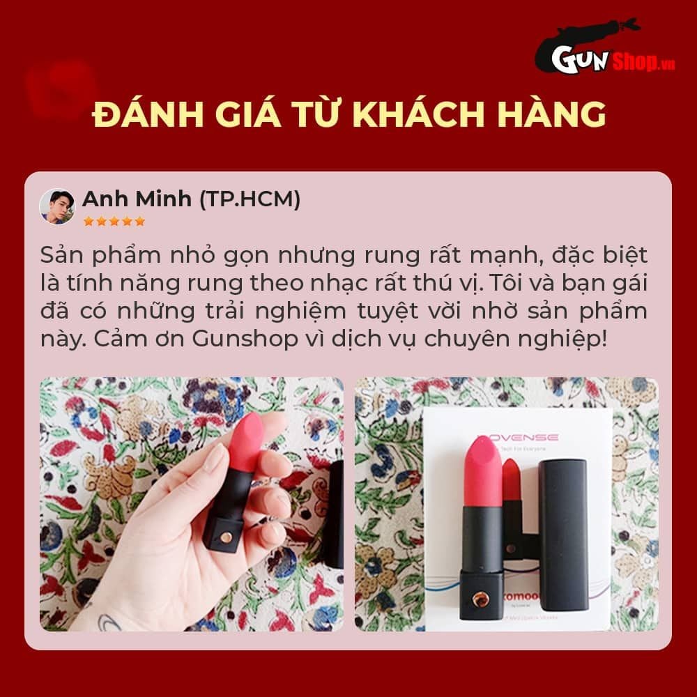 Trứng rung thỏi son Lovense Exomoon