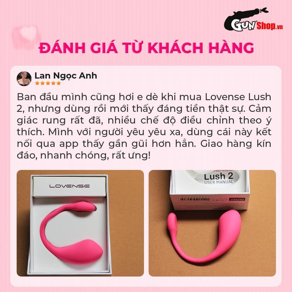 Trứng rung Lovense Lush 2