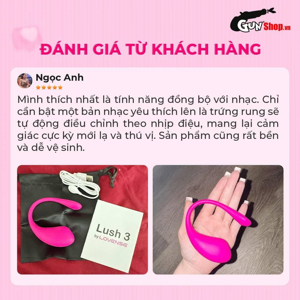 Trứng rung Lovense Lush 3