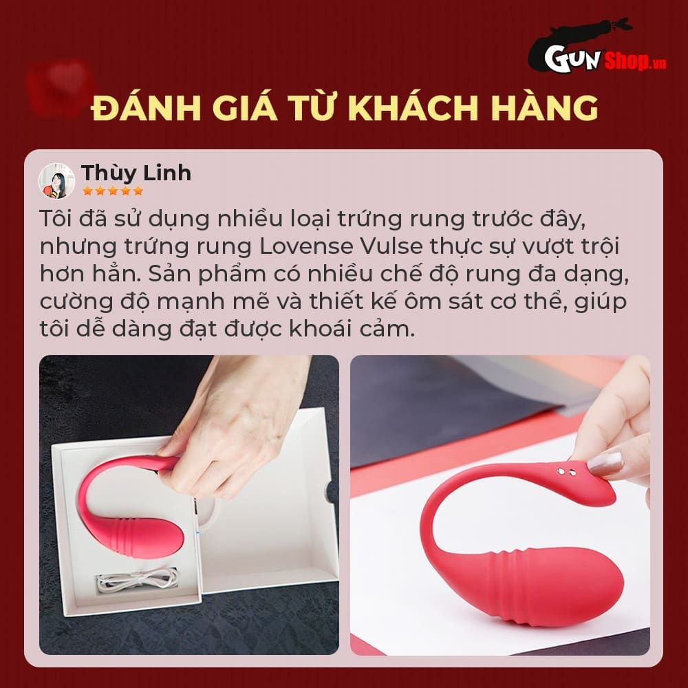 Trứng rung Lovense Vulse