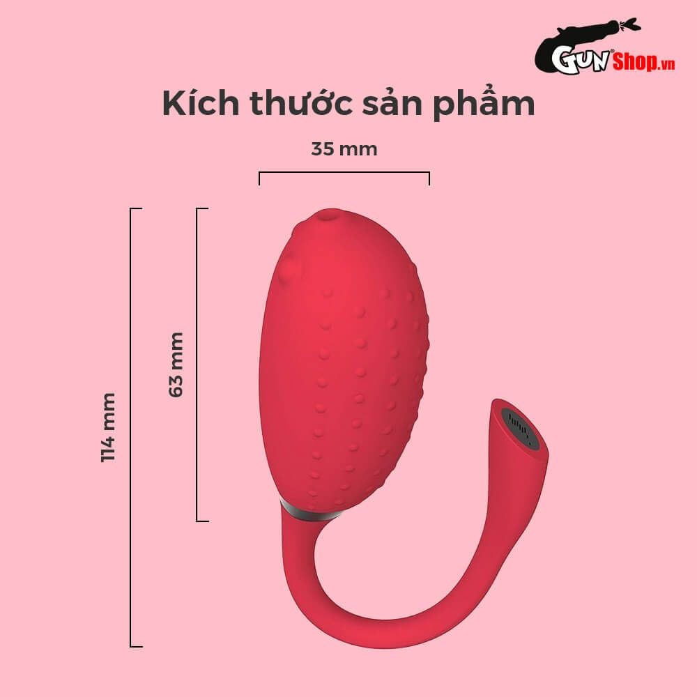 Trứng rung Magic Motion Fugu Đỏ