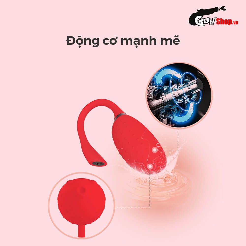 Trứng rung Magic Motion Fugu Đỏ