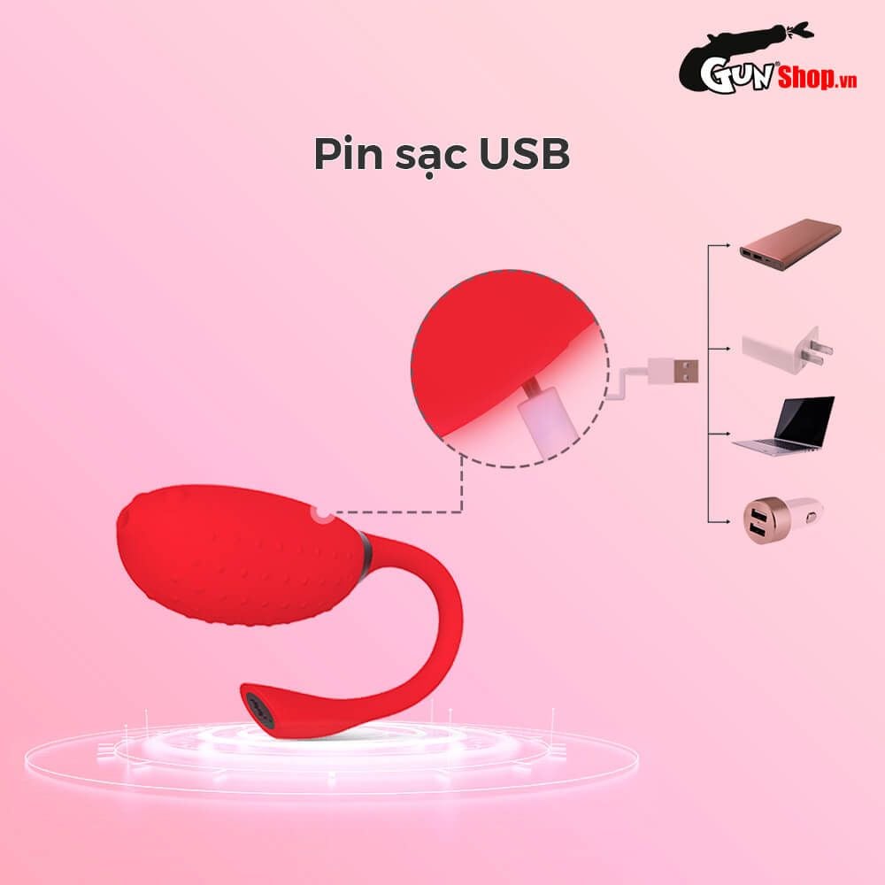 Trứng rung Magic Motion Fugu Đỏ