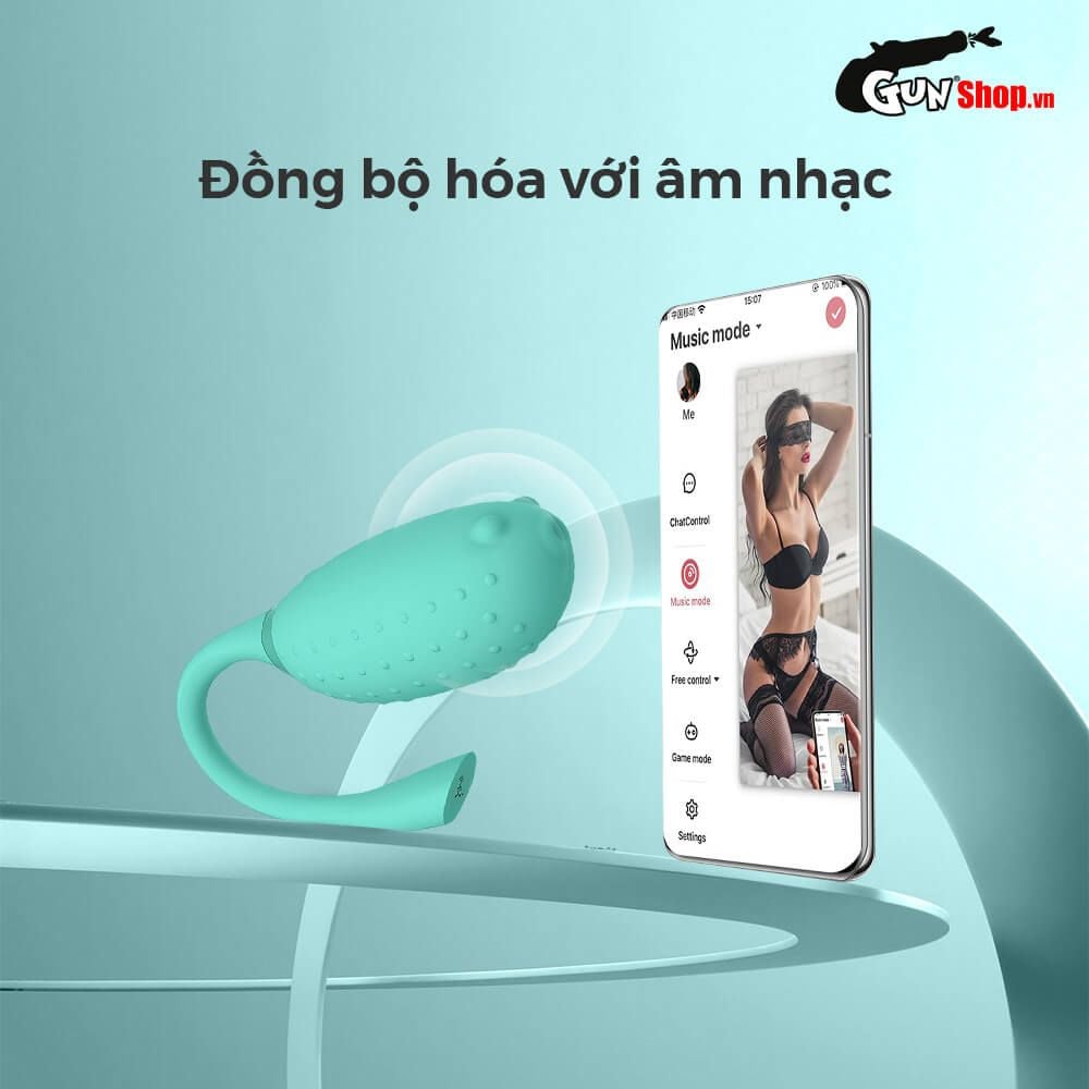 Trứng rung Magic Motion Fugu Xanh