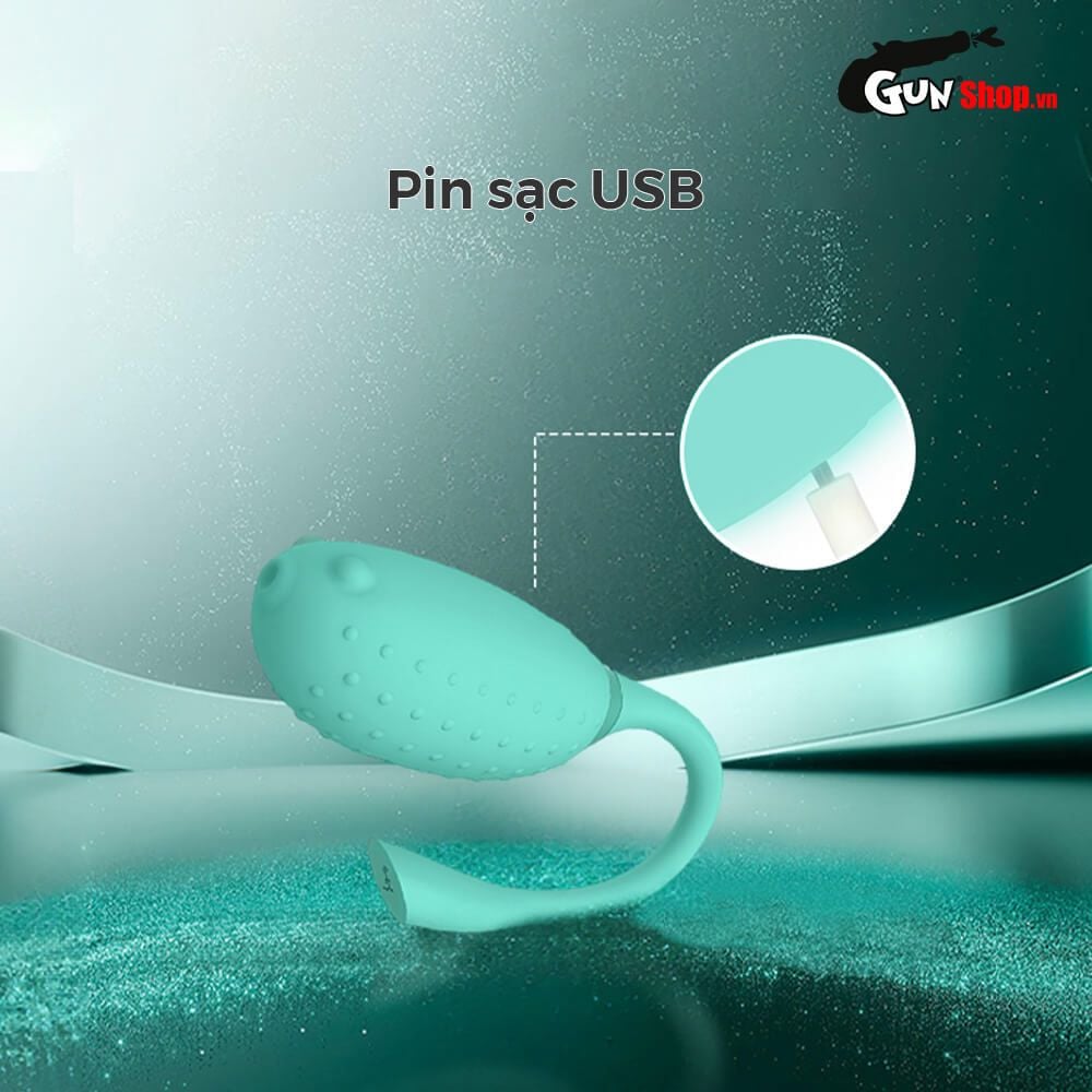 Trứng rung Magic Motion Fugu Xanh