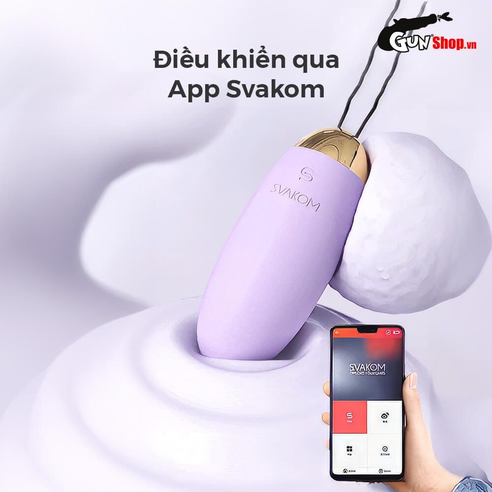 Trứng rung Svakom Elva App-Controlled