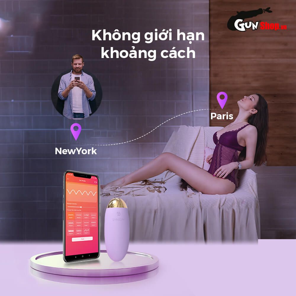 Trứng rung Svakom Elva App-Controlled