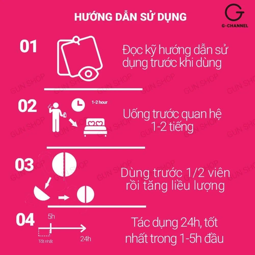 Viên uống hỗ trợ cương dương, tăng cường sinh lý Sife 100 - Hộp 4 viên