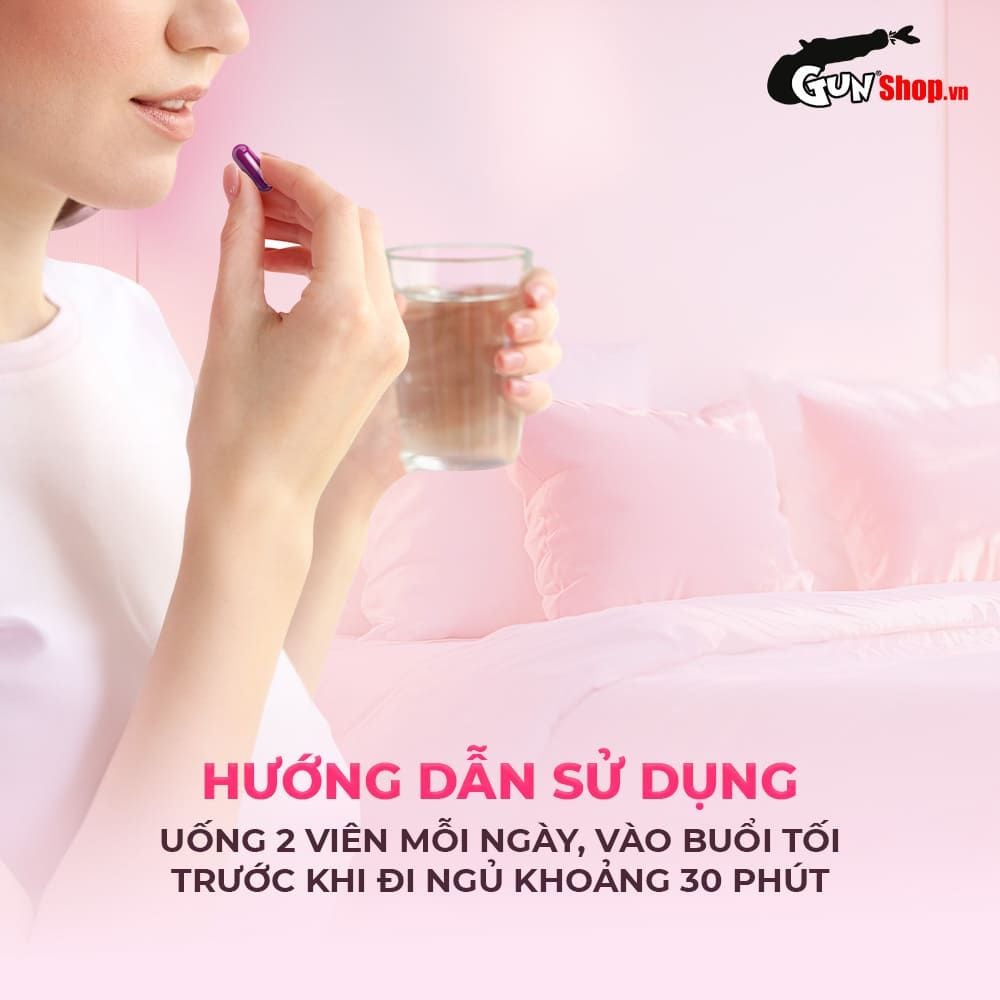 Viên uống cải thiện tình trạng mất ngủ Powegra Gentle Dreams - Hộp 60 viên