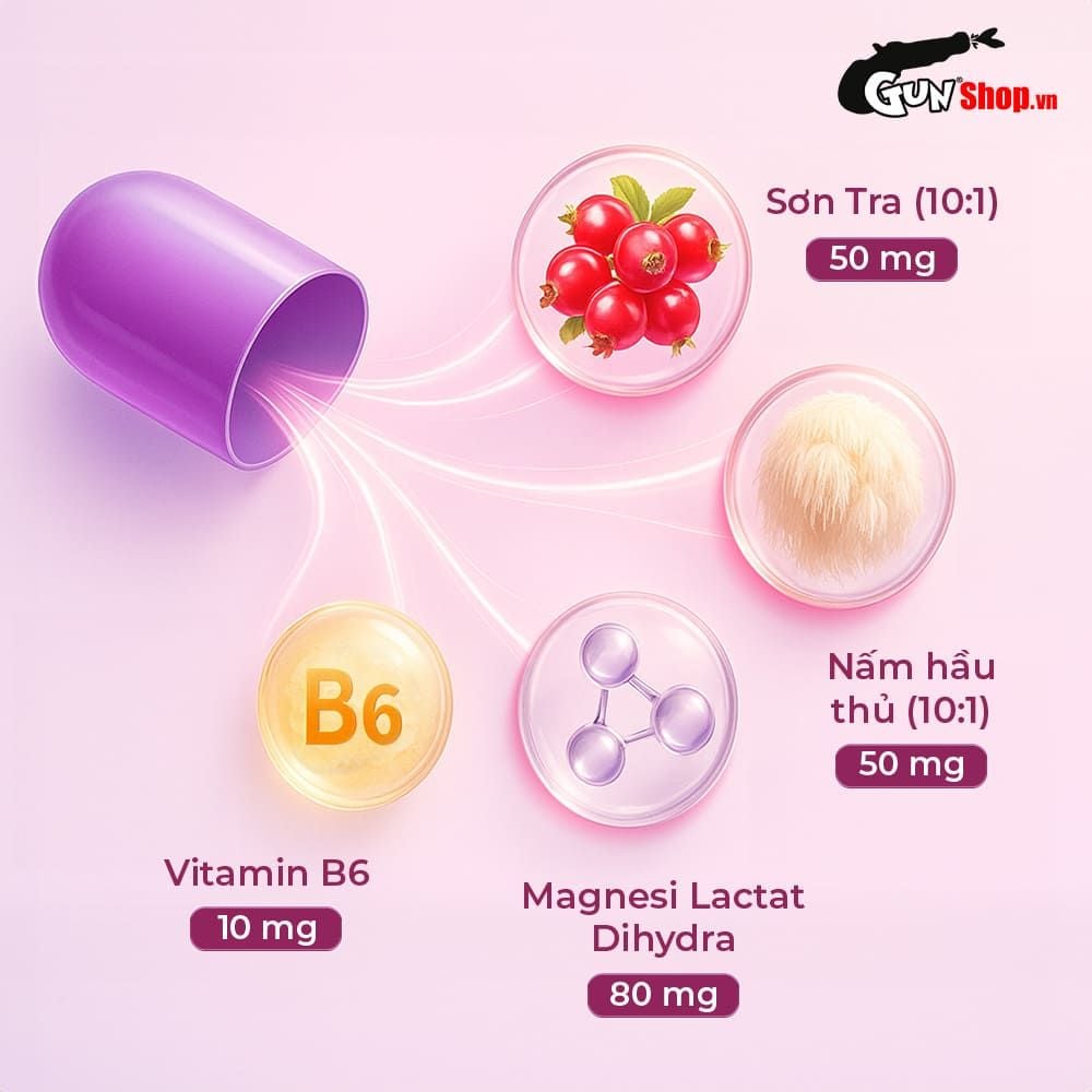 Viên uống cải thiện tình trạng mất ngủ Powegra Gentle Dreams - Hộp 60 viên