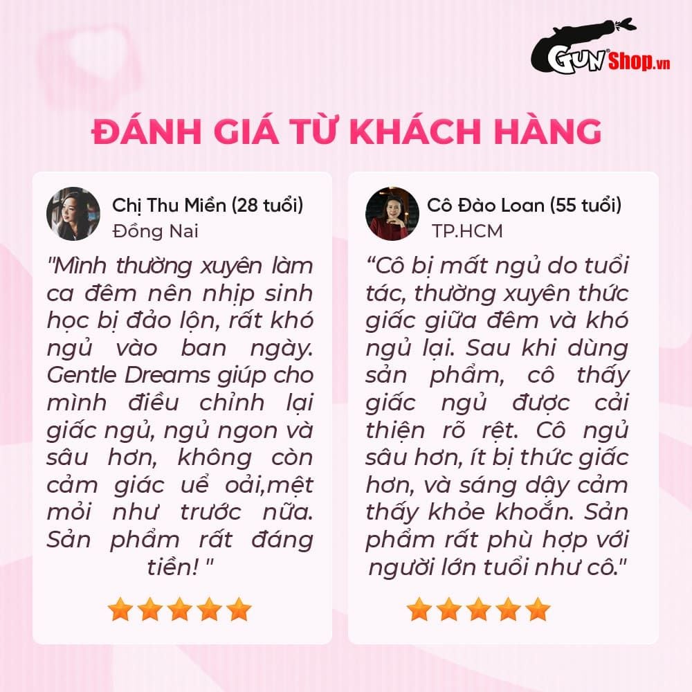 Viên uống cải thiện tình trạng mất ngủ Powegra Gentle Dreams - Hộp 60 viên