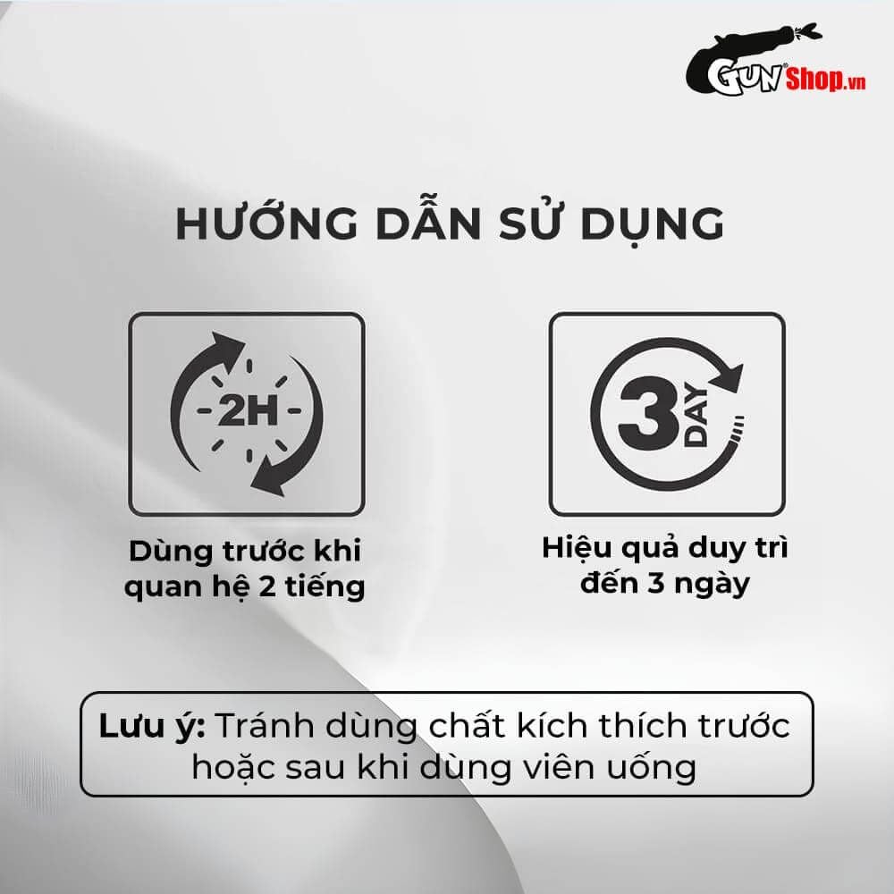 Viên uống tăng kích thước, kéo dài thời gian Powergra For Men (Super Gold Magic) - Vỉ 3 viên