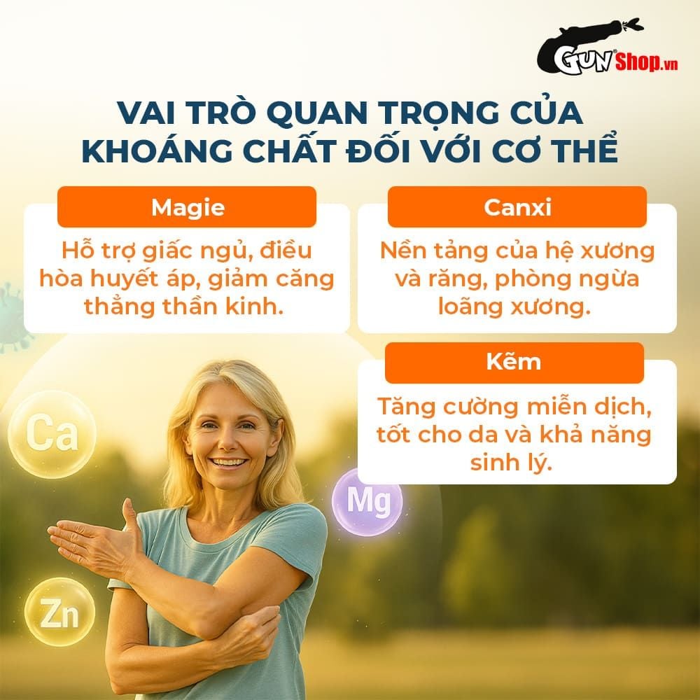 Viên uống bổ sung vitamin tổng hợp và khoáng chất Powergra Nutrient Power - Hộp 60 viên