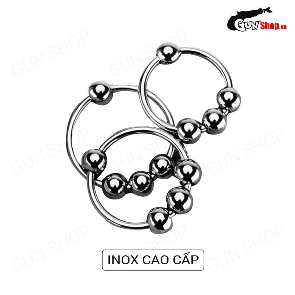 Vòng đeo kéo dài thời gian inox 4 bi - 1 cái