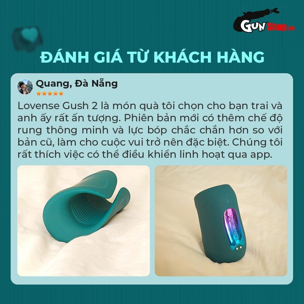 Vòng rung tăng khoái cảm Lovense Gush 2