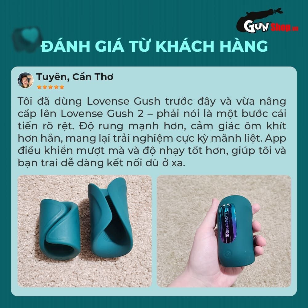 Vòng rung tăng khoái cảm Lovense Gush 2
