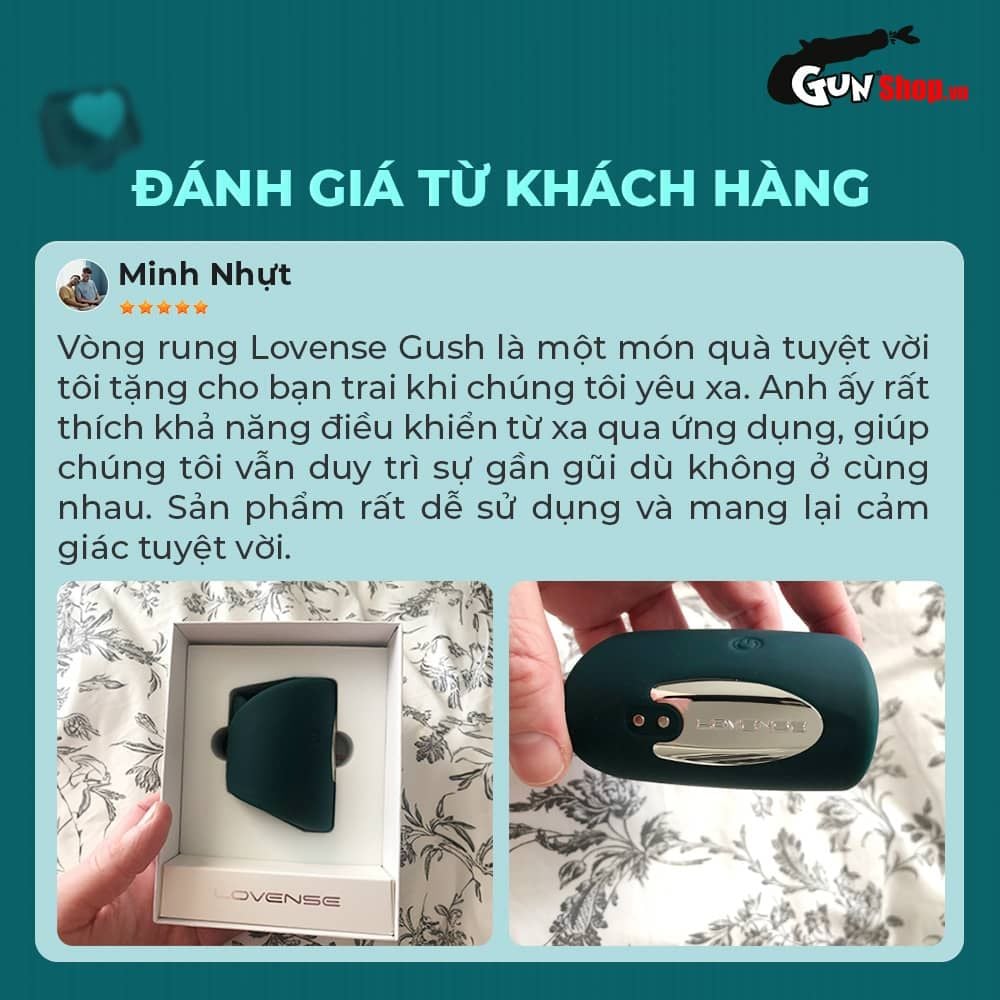 Vòng rung tăng khoái cảm Lovense Gush