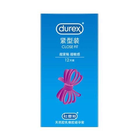 Bao cao su Durex Close Fit - Ôm khít, 49mm - Hộp 12 cái