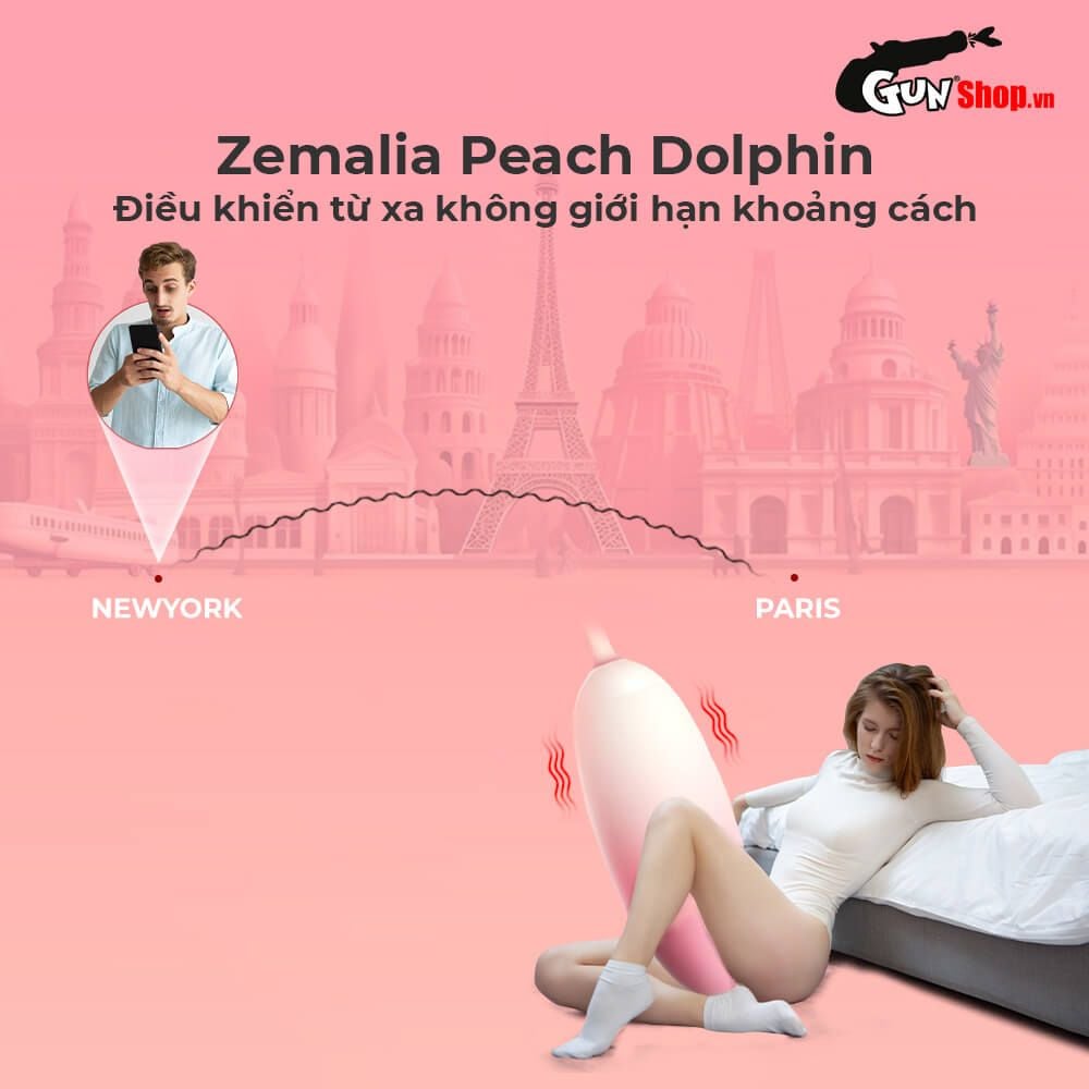 Máy massage Svakom Zemalia Peach Dolce