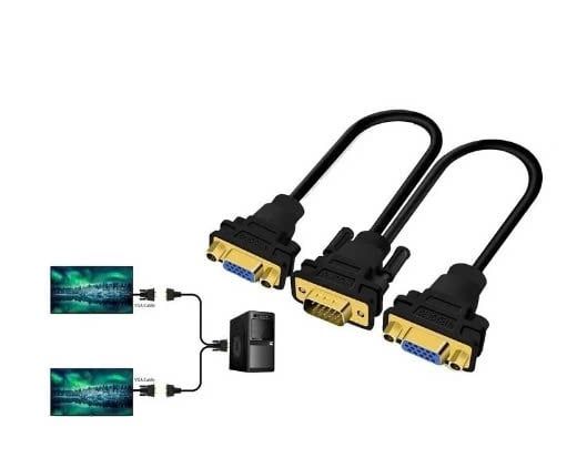 Cáp chia Vga VEGGIEG 1 CPU ra 2 LCD V-V401