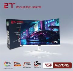 Màn hình LCD VSP 27 inch V2704S (75Hz, IPS, FHD, trắng) (VGA + HDMI)