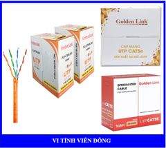 Cáp mạng Golden Link Plantium UTP 5E (màu cam)