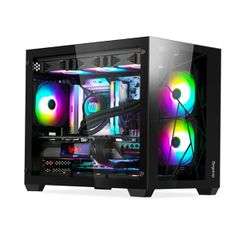 Case Segotep Lumi II - M-ATX + Type-C (Black)