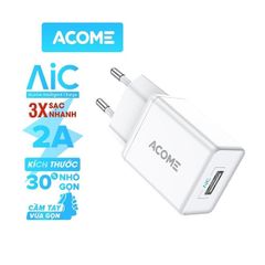 Cốc Sạc Nhanh 2.0A ACOME AC04