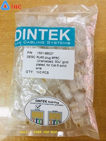 Đầu RJ45 DINTEK 6E (1501-88027)