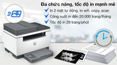 Máy in Laser trắng đen HP LaserJet MFP M236sdw (9YG09A)-01Y