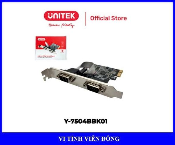 Card PCI-E --> Com 9K Express UNITEK Y-7504BBK01