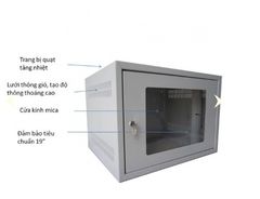 Tủ rack treo tường 10U - Size H500xW540xD500