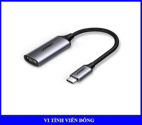 Cáp chuyển đổi USB type-C to HDMI hỗ trợ 4K@60Hz chính hãng Ugreen 70444 bọc nhôm cao cấp