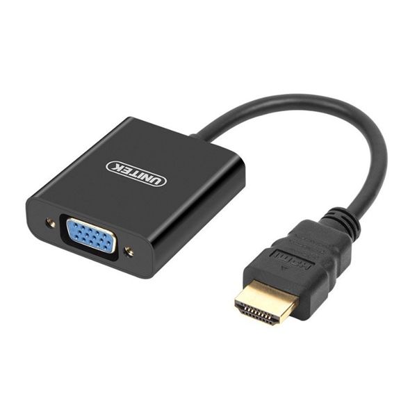 Cáp chuyển Hdmi-->Vga có ngõ Audio Unitek (Y-6333)