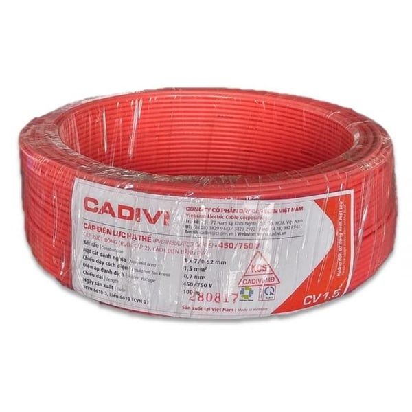 Dây Điện đôi CADIVI 2x16 (VCmd 2 x 0.5mm2)
