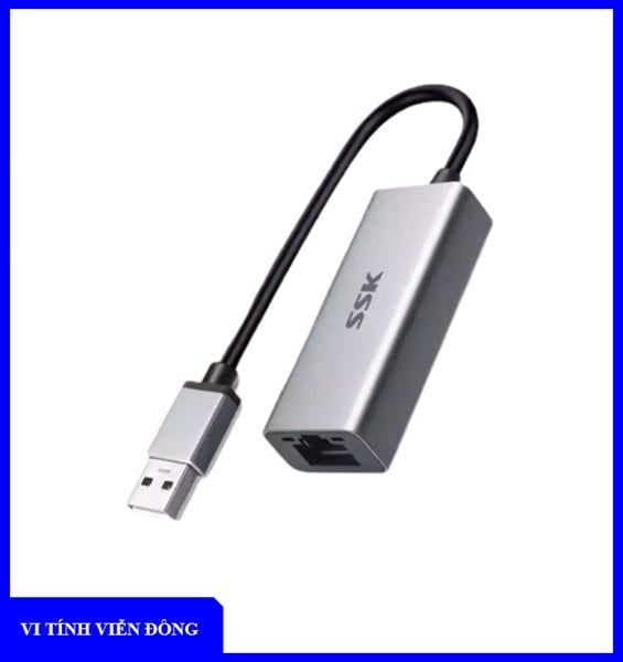 Cáp chuyển USB 2.0 -> Lan 10/100Mbps SAR002 SSK