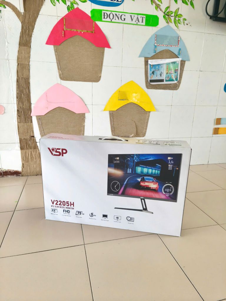Màn hình LCD 22 inch VSP V2205H (FHD, VA, 75Hz, 6.5ms, Phẳng, Đen) - IME