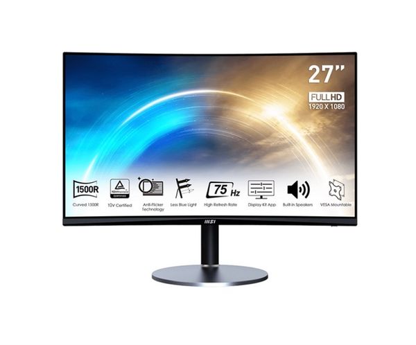 Màn hình MSI PRO MP272C 27 inch FHD VA 75HZ Cong