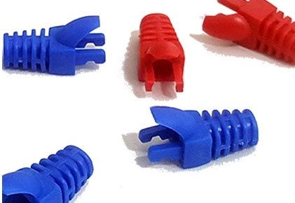 Đầu bọc UTP CAT6 PUDI (Bảo vệ đầu mạng RJ45) đỏ / trong / vàng