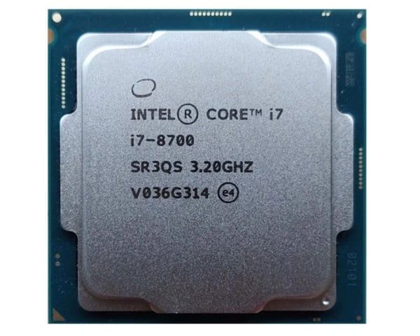 CPU Intel Core i7-8700 (12M bộ nhớ đệm, Up to 4,60GHz)