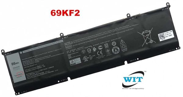 PIN DELL XPS 15 9560 NGẮN H5H20 56WH (ZIN) - 4 CELL *KÉN WH*