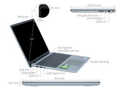 Máy tính xách tay Dell Inspiron 14 5440 Intel(R) Core (TM) 7 150U, 14.0