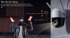 Camera Dahua Imou S42FP-D (4M) (IME) ( Đàm thoại , báo động ,đèn cảnh báo, còi báo động. , Full color )