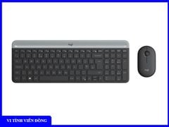 Combo phím chuột không dây Logitech MK 470 (đen)