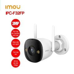 Camera WIFI IPC - F32FP IMOU 3MP 2K full color (30m ,tích hợp micro, có màu ban đêm, không có đàm thoại 2 chiều)