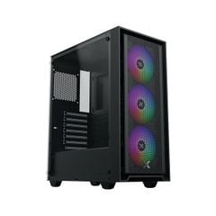 Case Xigmatek Sky II 3F - Black (Kèm 3 Fan Led)