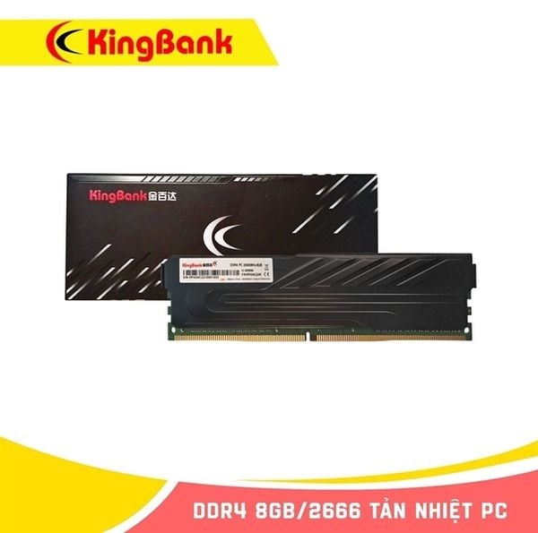 Ram PC DDR4 8GB - 2666Mhz KingBank Tản nhiệt