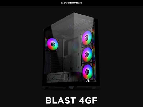 Case Xigmatek Blast Black 4Gf Atx- (4Fan) (En44908)