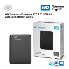 Ổ cứng di động HDD Western Digital Elements Portable 4TB 2.5